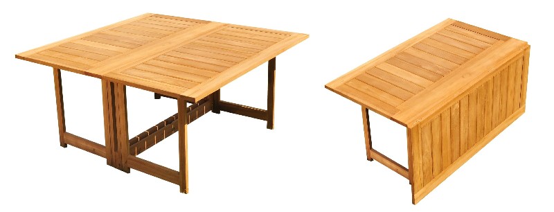 60" Square Rectangle Butterfly Table
